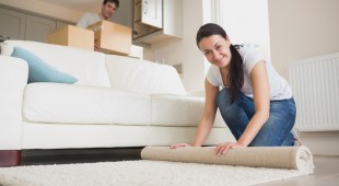 cleaning carpets in a new home